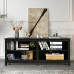 Adjustable 4-Cubby TV Stand for TVs Up to 65 Inches 14 Adjustable 4-Cubby TV Stand for TVs Up to 65 Inches