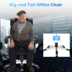 Big and Tall Ergonomic High Back Leather Executive Office Chair