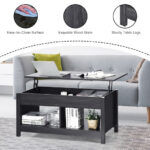 Lift Top Coffee Table with Hidden Storage and Lower Shelf 23 Lift Top Coffee Table with Hidden Storage and Lower Shelf