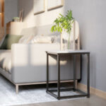 Modern Faux Marble Coffee Table and Side Tables with Steel Base (Set of 3) 21 Modern Faux Marble Coffee Table and Side Tables with Steel Base (Set of 3)