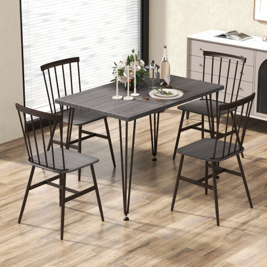 Space-Saving Dining Table and Chairs for Small Apartments (Set of 5)