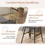Space-Saving Dining Table and Chairs for Small Apartments (Set of 5)