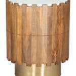 Natural Round Side Table with Sleek Design and Sturdy Construction 13 Natural Round Side Table with Sleek Design and Sturdy Construction