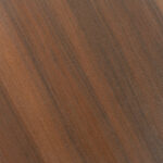 Walnut Outdoor Bistro Table with Faux Wood Round Top