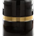 Elegant Black and Gold Round Side Table with Glossy Finish 12 Elegant Black and Gold Round Side Table with Glossy Finish