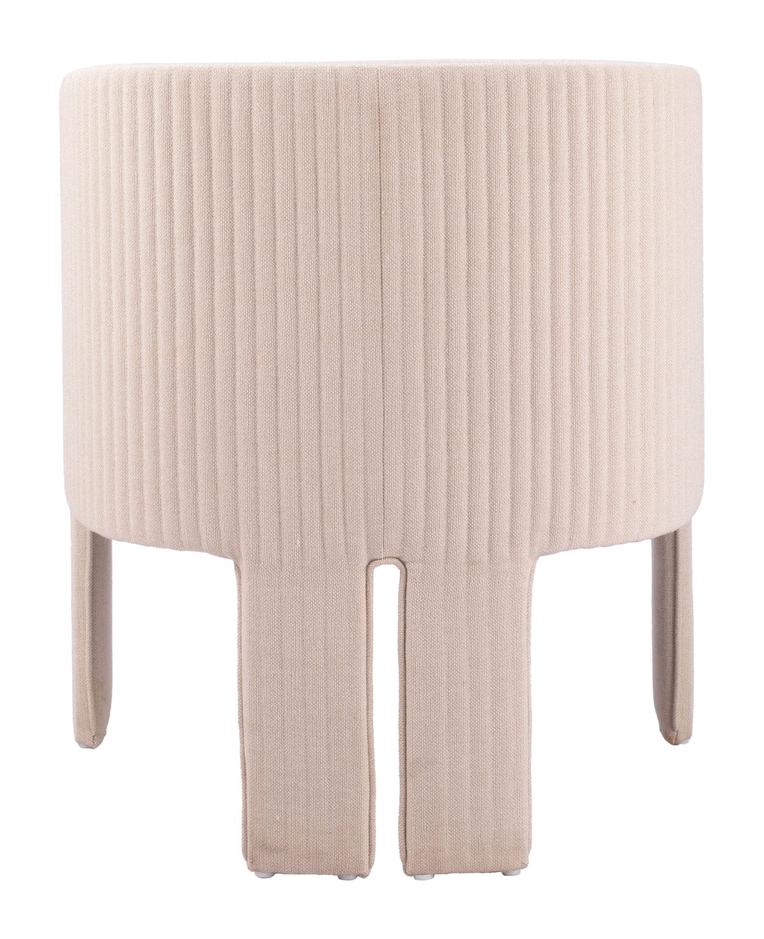 Beige Accent Chair with Durable Polyester Fabric and Armrest Support 7 Beige Accent Chair with Durable Polyester Fabric and Armrest Support - Image 7