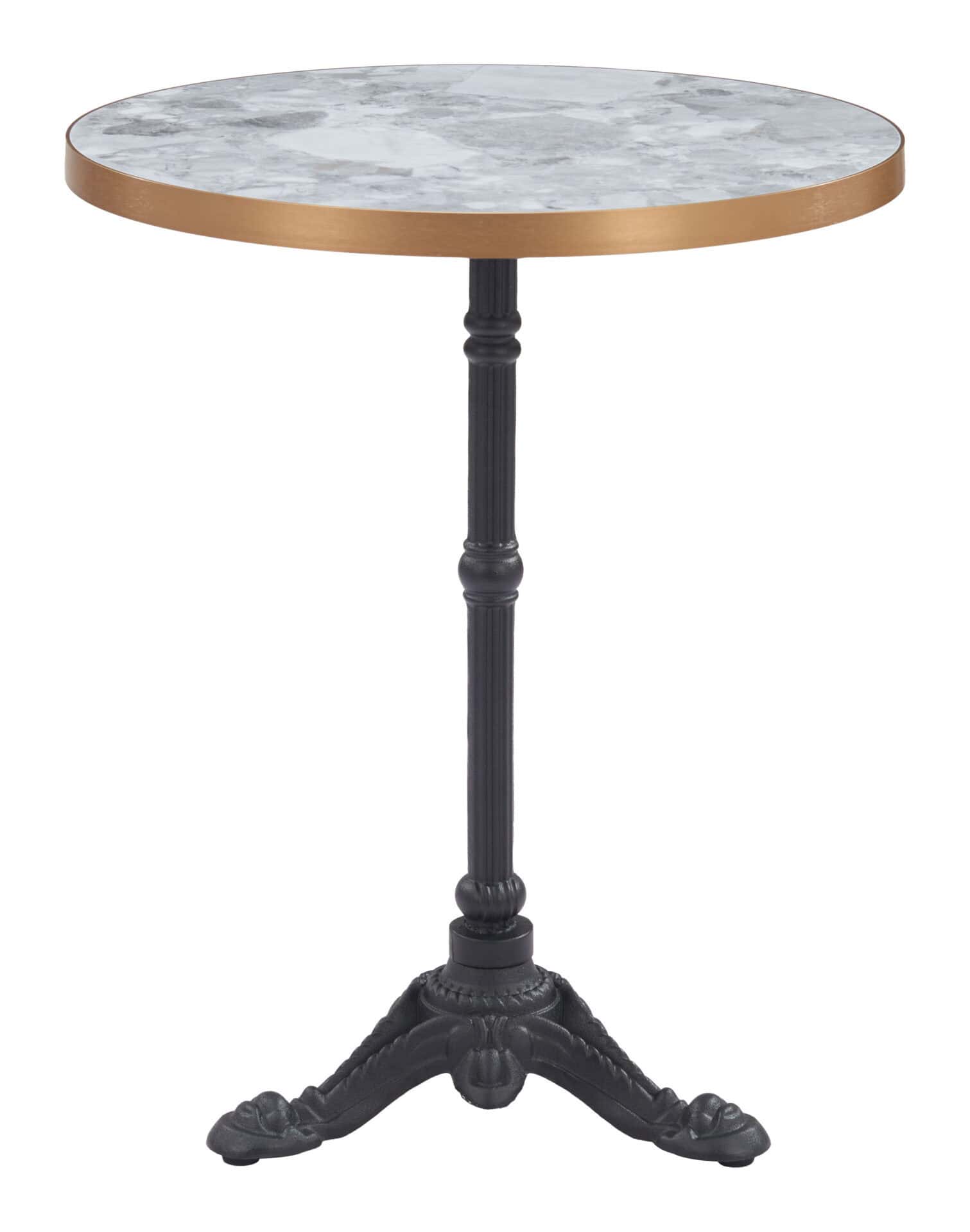 Outdoor Bistro Table Weather-Resistant Cast Aluminum Frame Round Top 6 Outdoor Bistro Table Weather-Resistant Cast Aluminum Frame Round Top - Image 6