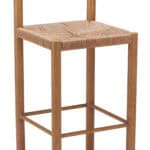 Outdoor Faux Wood Aluminum Barstools Weather Resistant (Set of 2) 17 Outdoor Faux Wood Aluminum Barstools Weather Resistant (Set of 2)