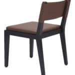Brown Faux Leather Dining Chair with Wood Frame (Set of 2) 12 Brown Faux Leather Dining Chair with Wood Frame (Set of 2)