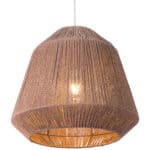 Natural Paper Rope Ceiling Lamp with Adjustable Cord 11 Natural Paper Rope Ceiling Lamp with Adjustable Cord