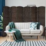 6.5 Ft Tall 6-Panel Folding Room Divider Screen