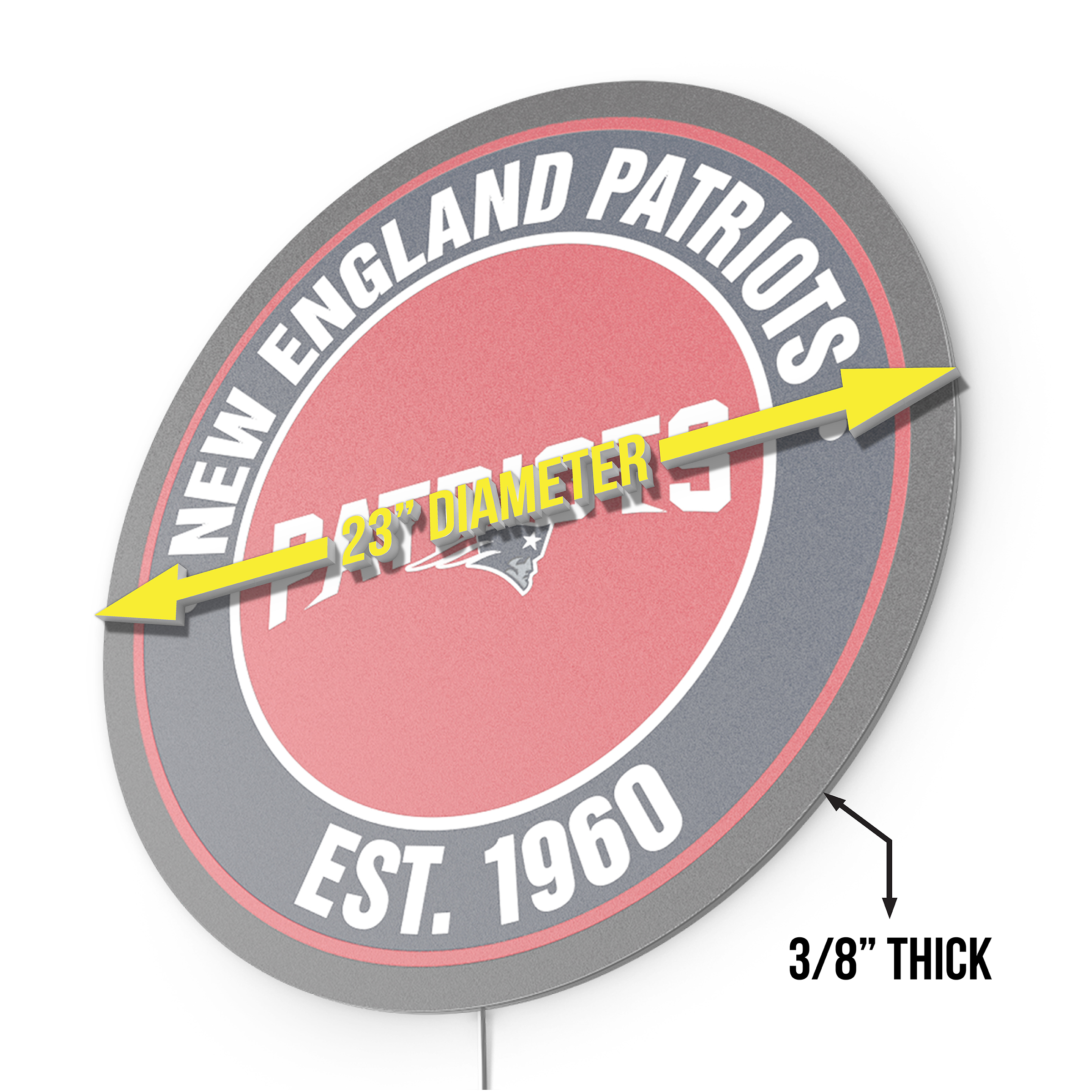 new england patriots led establish date sign