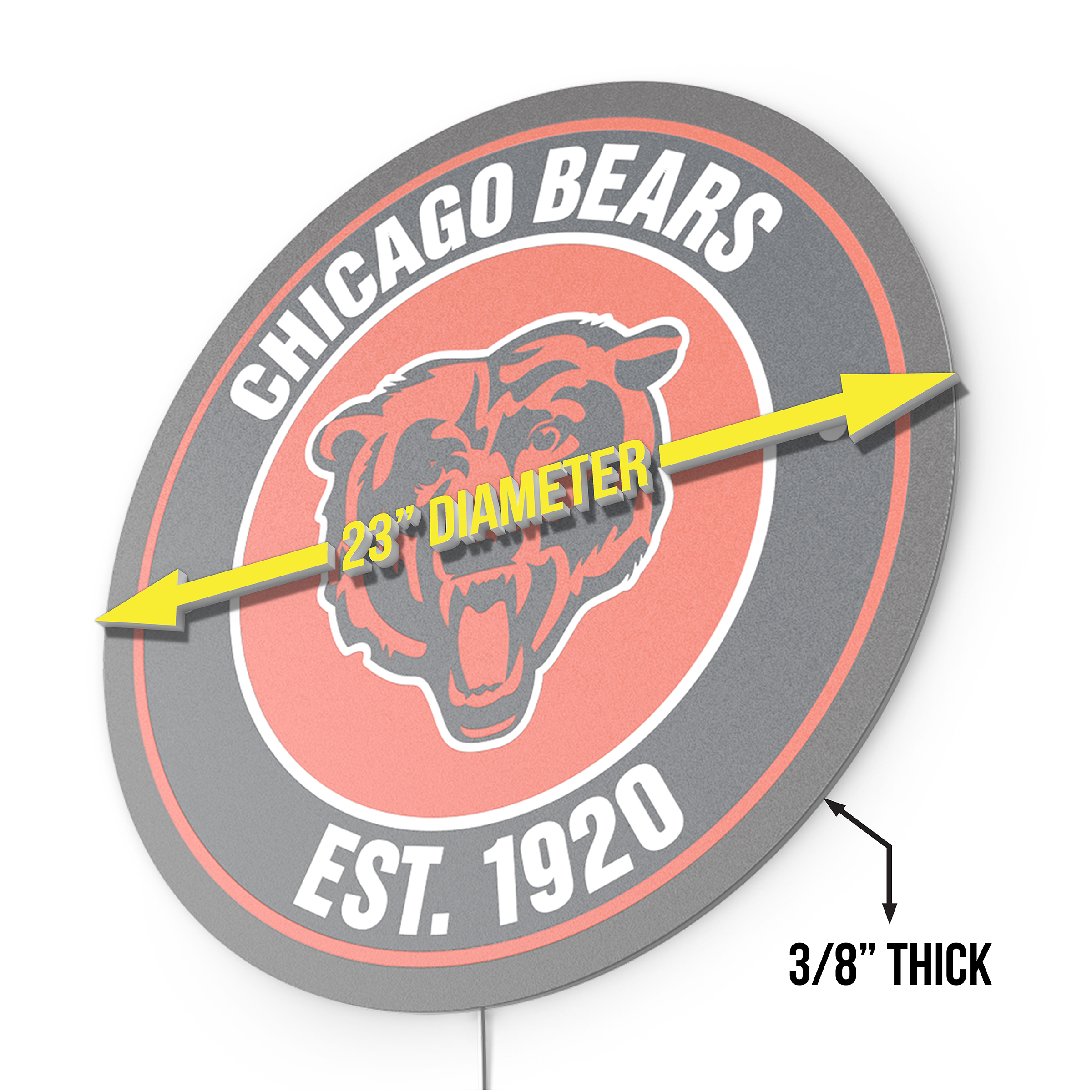 chicago bears led establish date sign