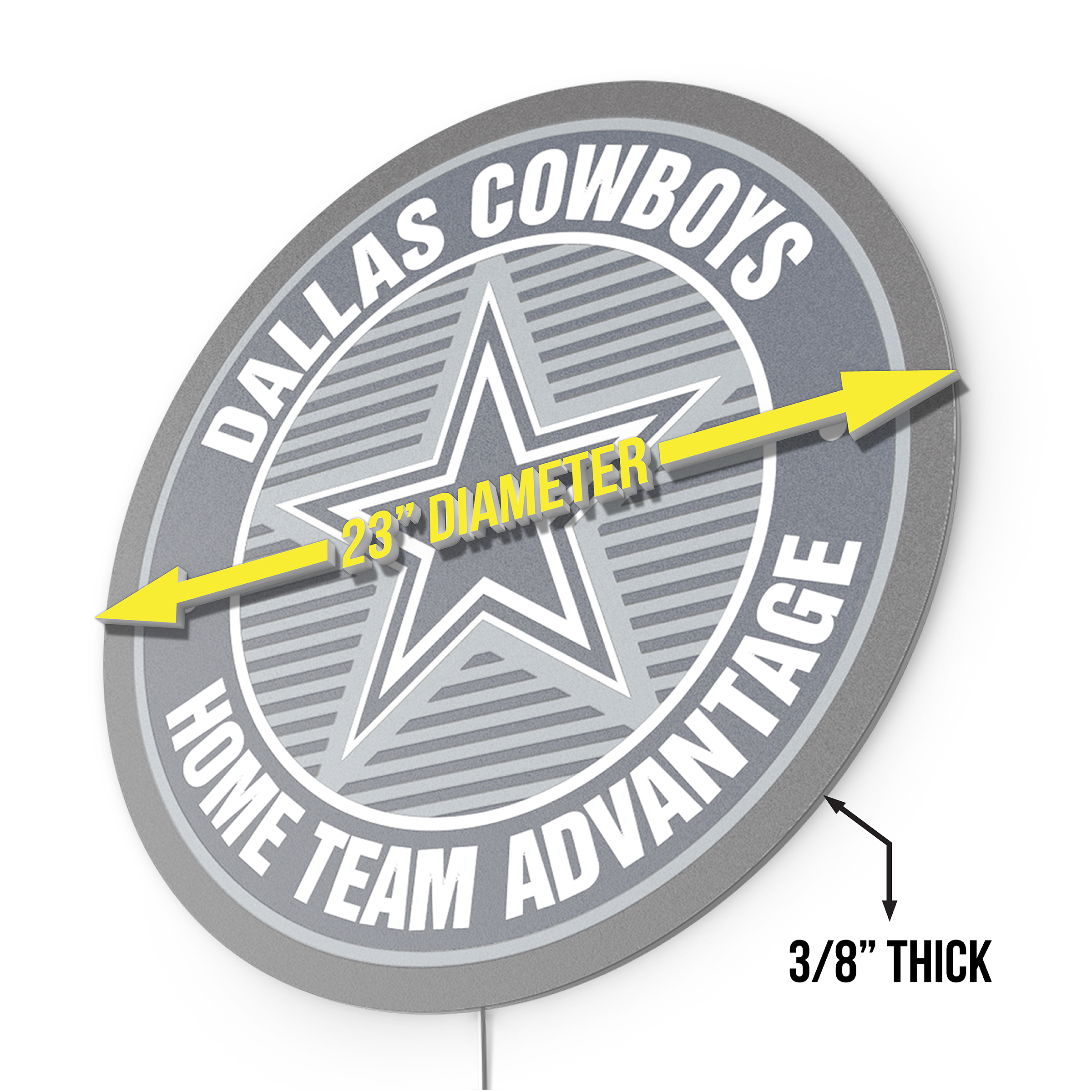 dallas cowboys home field advantage led sign