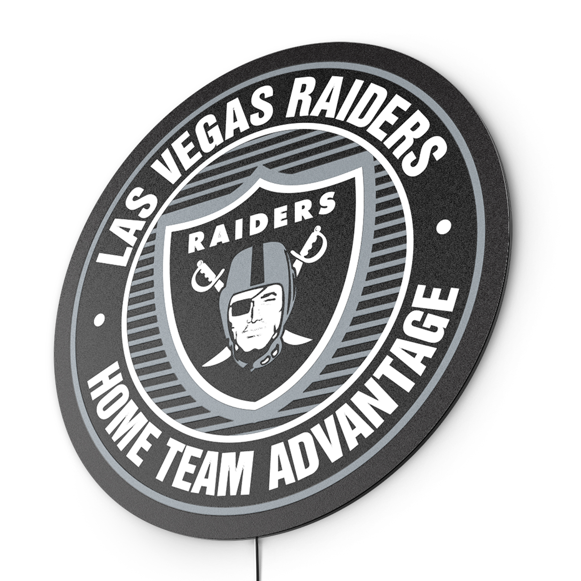 las vegas raiders led home field advantage lighted sign
