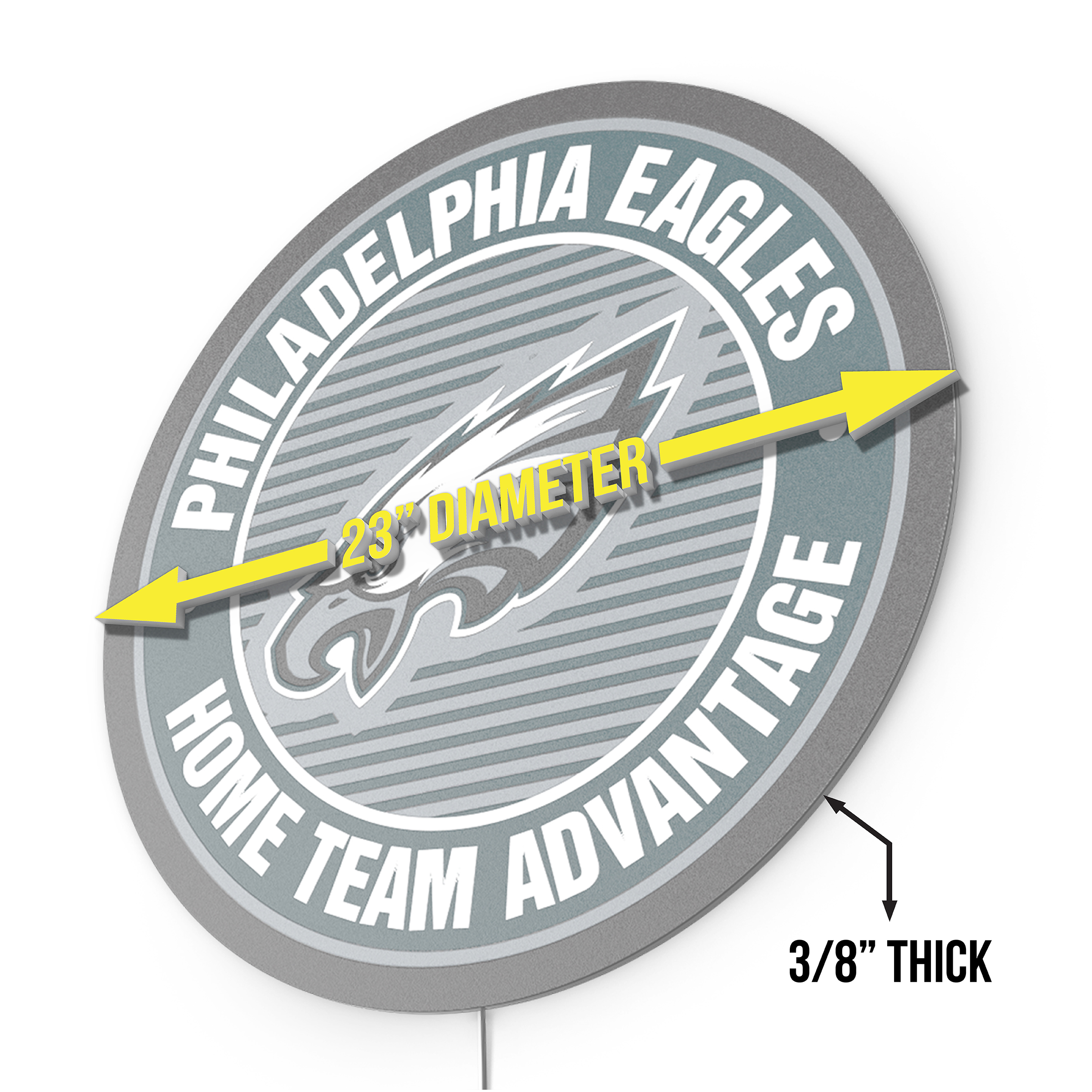philadelphia eagles led home field advantage sign