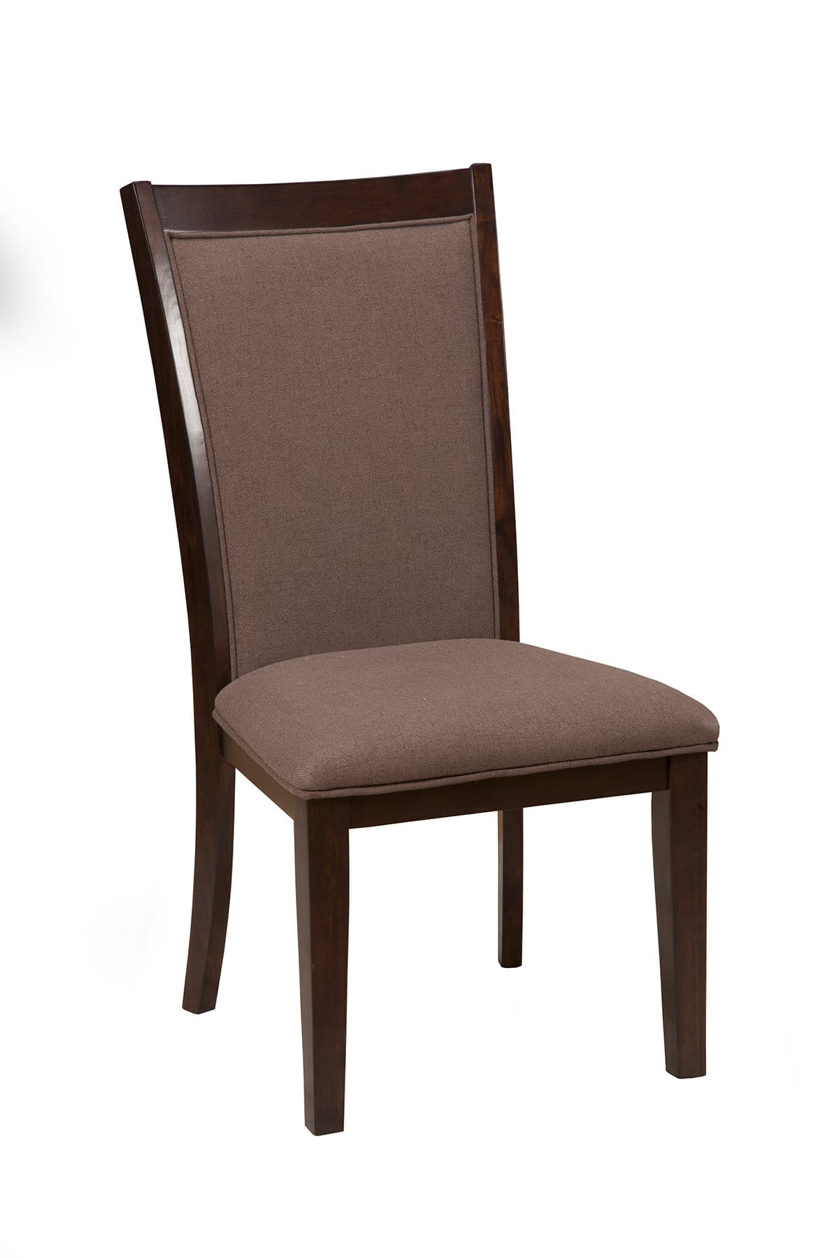 Contemporary Dark Espresso Acacia Upholstered Side Chairs (Set of 2) 1 Contemporary Dark Espresso Acacia Upholstered Side Chairs (Set of 2)