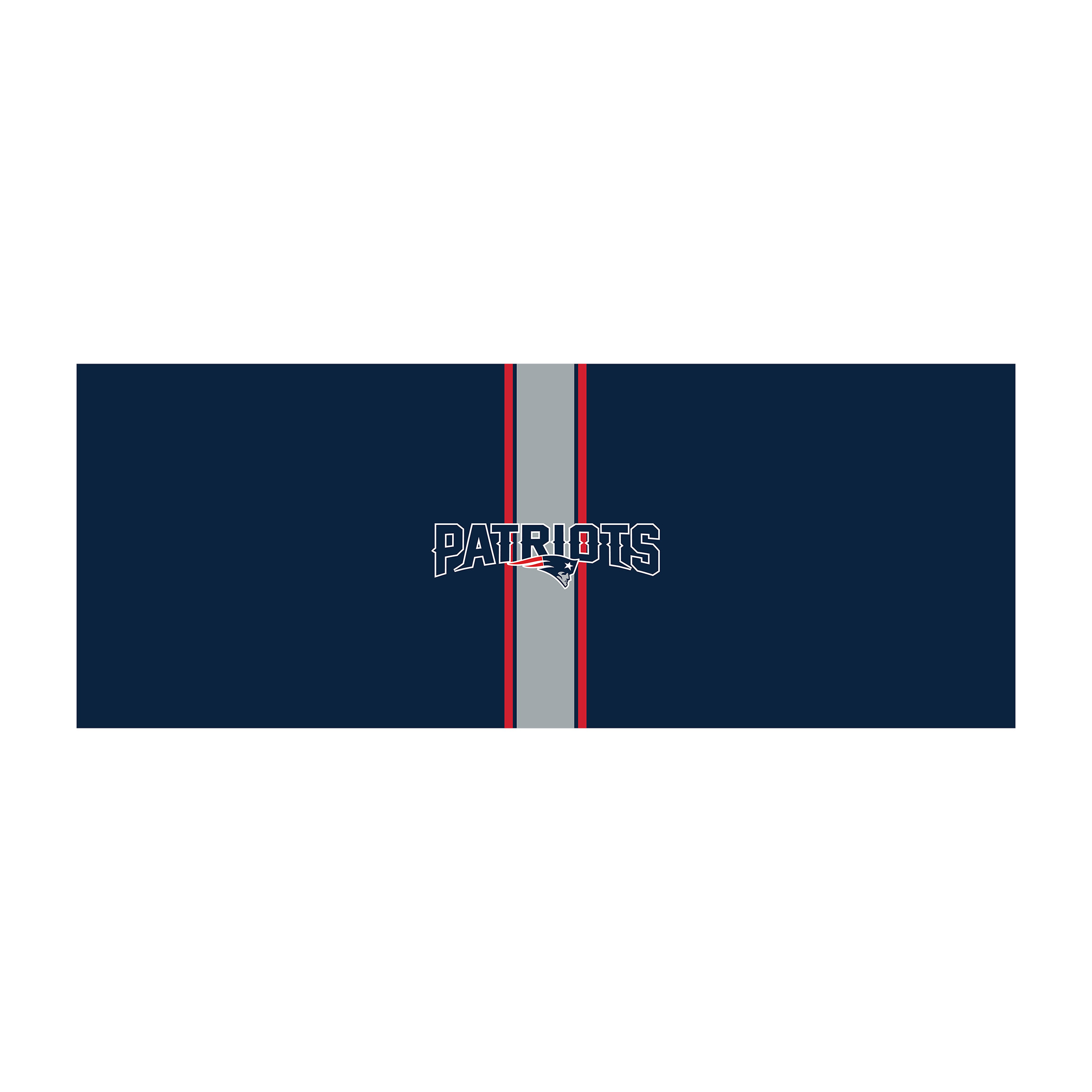 patriots chrome usb charging lamp with changeable shade insert
