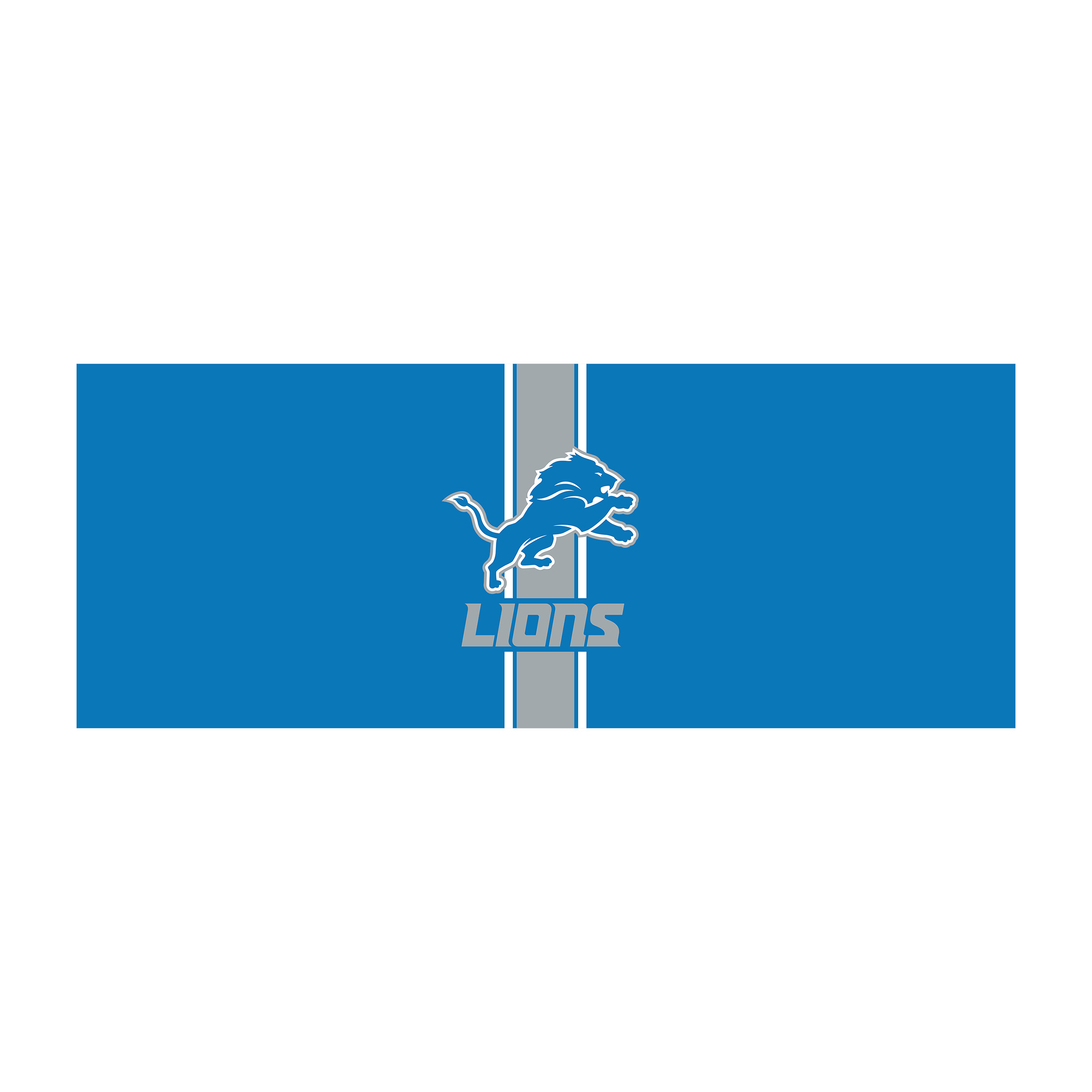 detroit lions chrome usb charging lamp