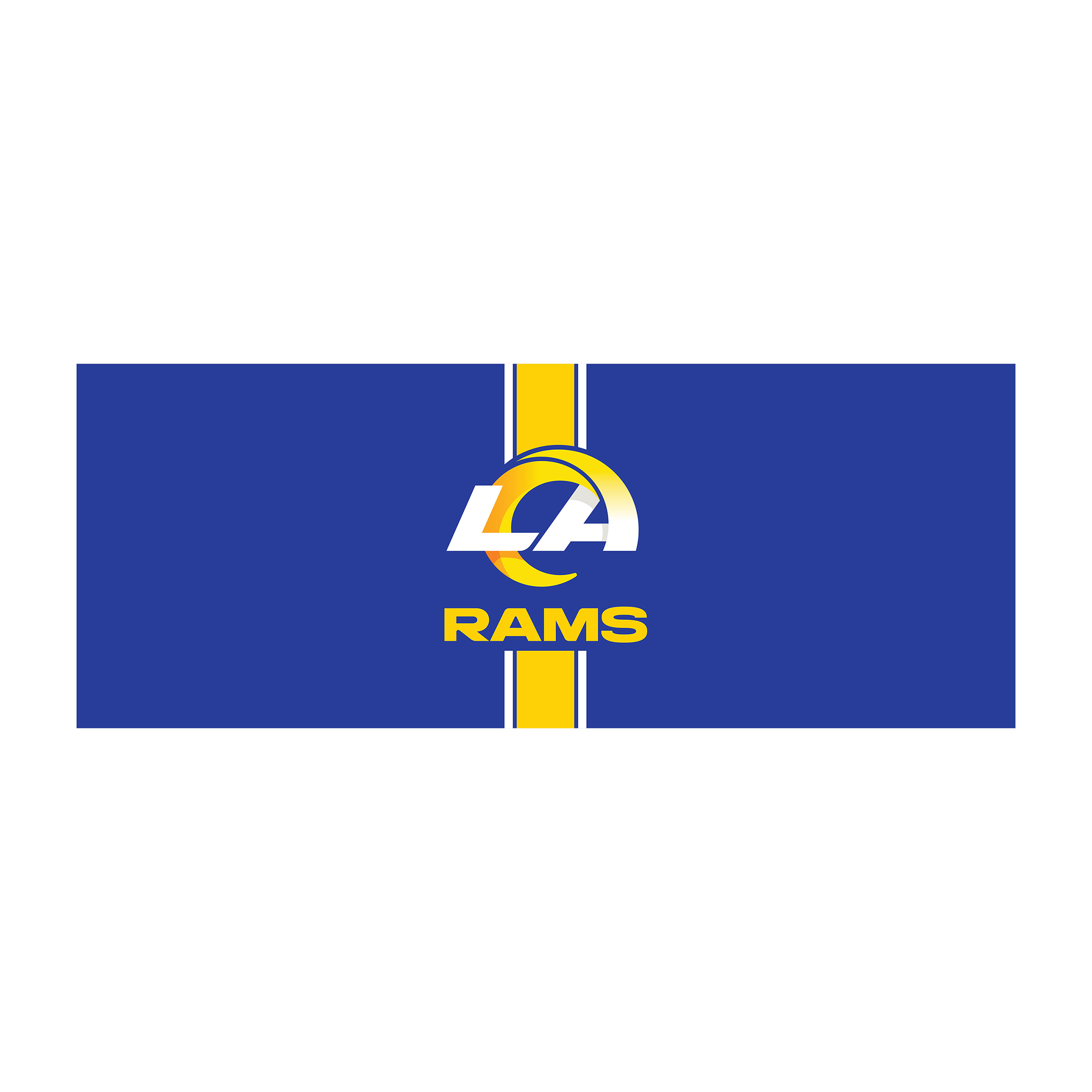 los angeles rams chrome usb charging station lamp