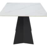 Sintered Stone Dining Table with Steel Base, Rectangular 8 Sintered Stone Dining Table with Steel Base, Rectangular