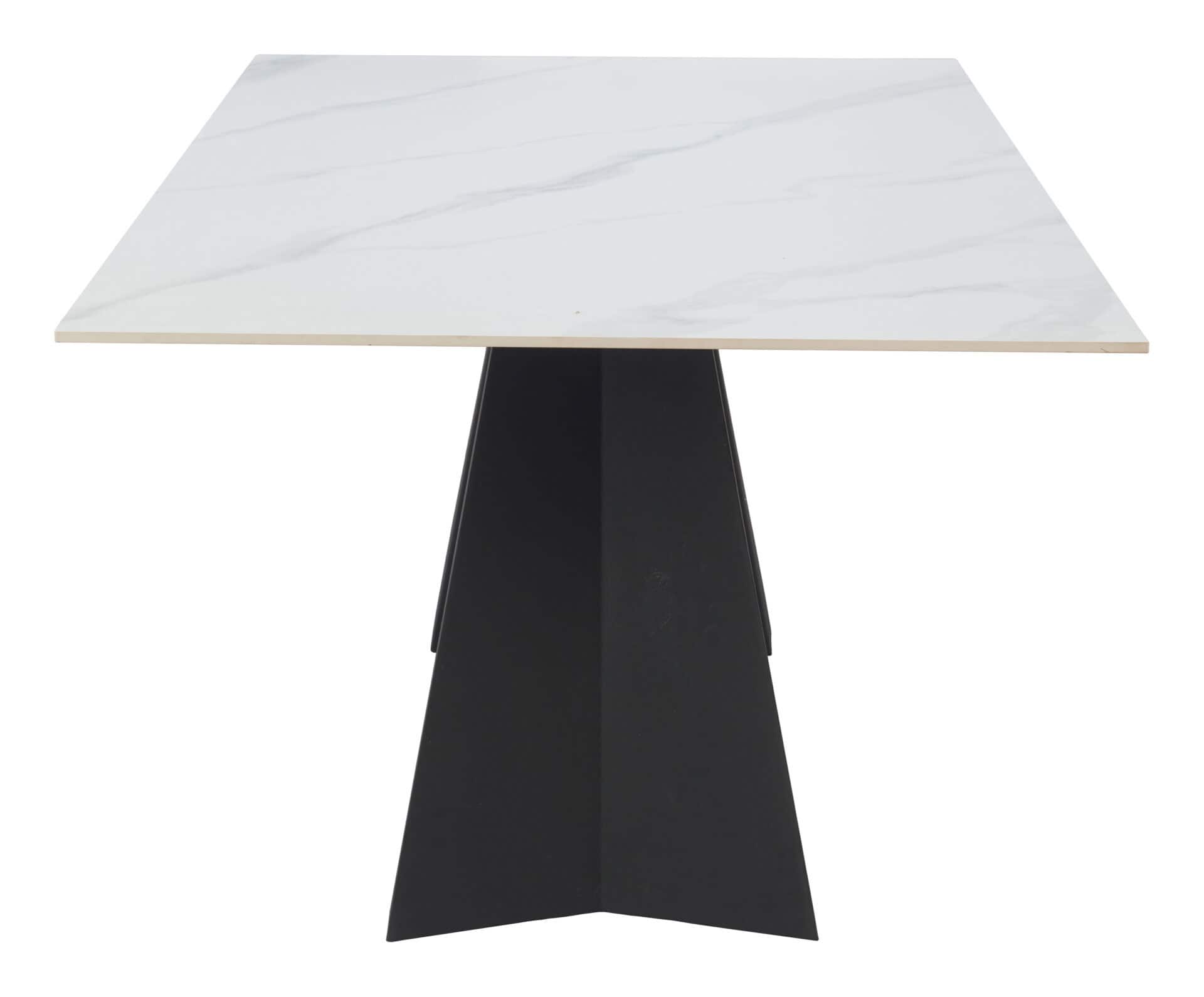 Sintered Stone Dining Table with Steel Base, Rectangular 2 Sintered Stone Dining Table with Steel Base, Rectangular - Image 2