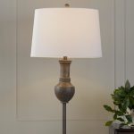 61" Griffin Contemporary Acid Grey Wood Floor Lamp 6 61" Griffin Contemporary Acid Grey Wood Floor Lamp