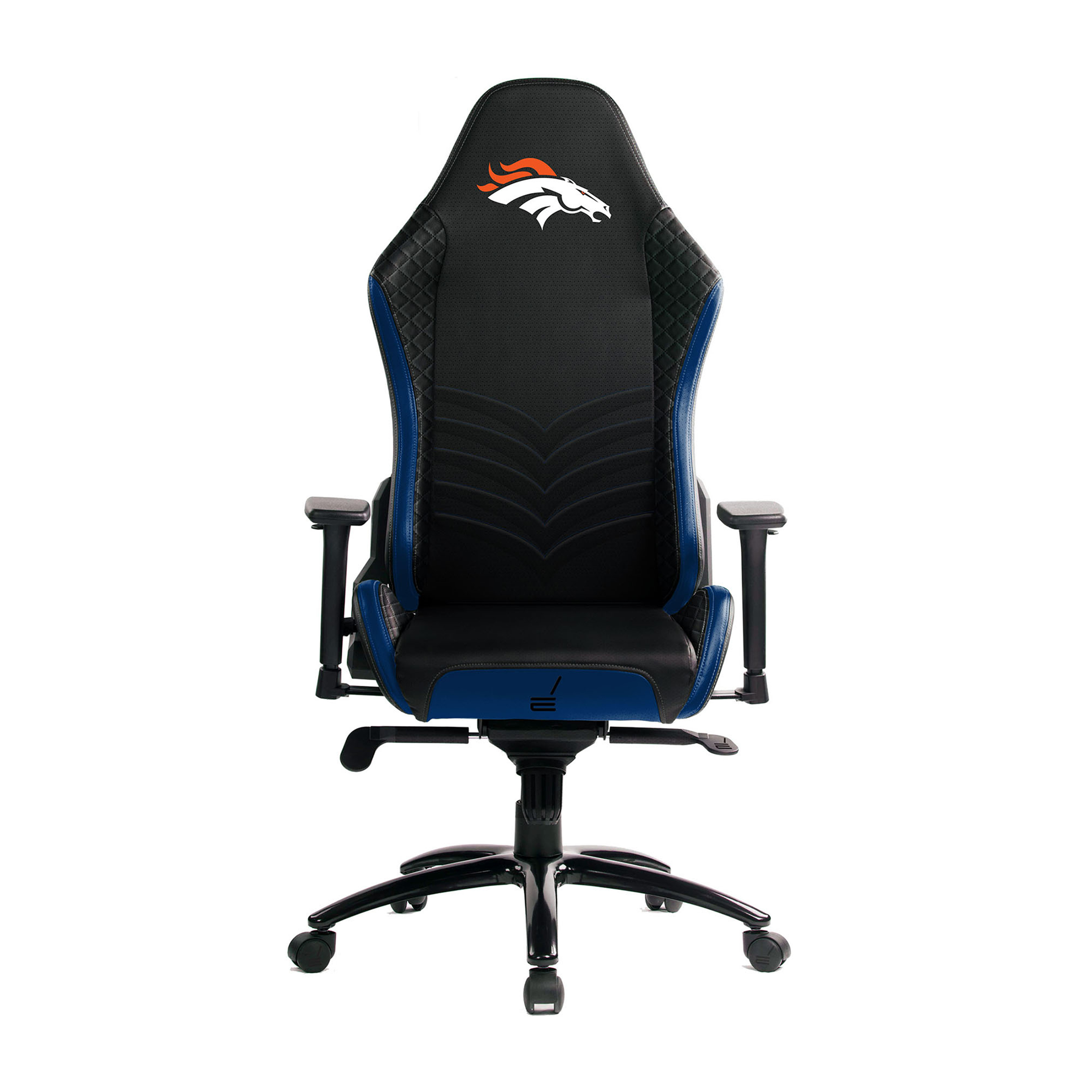denver broncos nfl pro series embroidered gaming chair