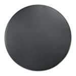 Black Steel Round Side Table with Minimalist Design