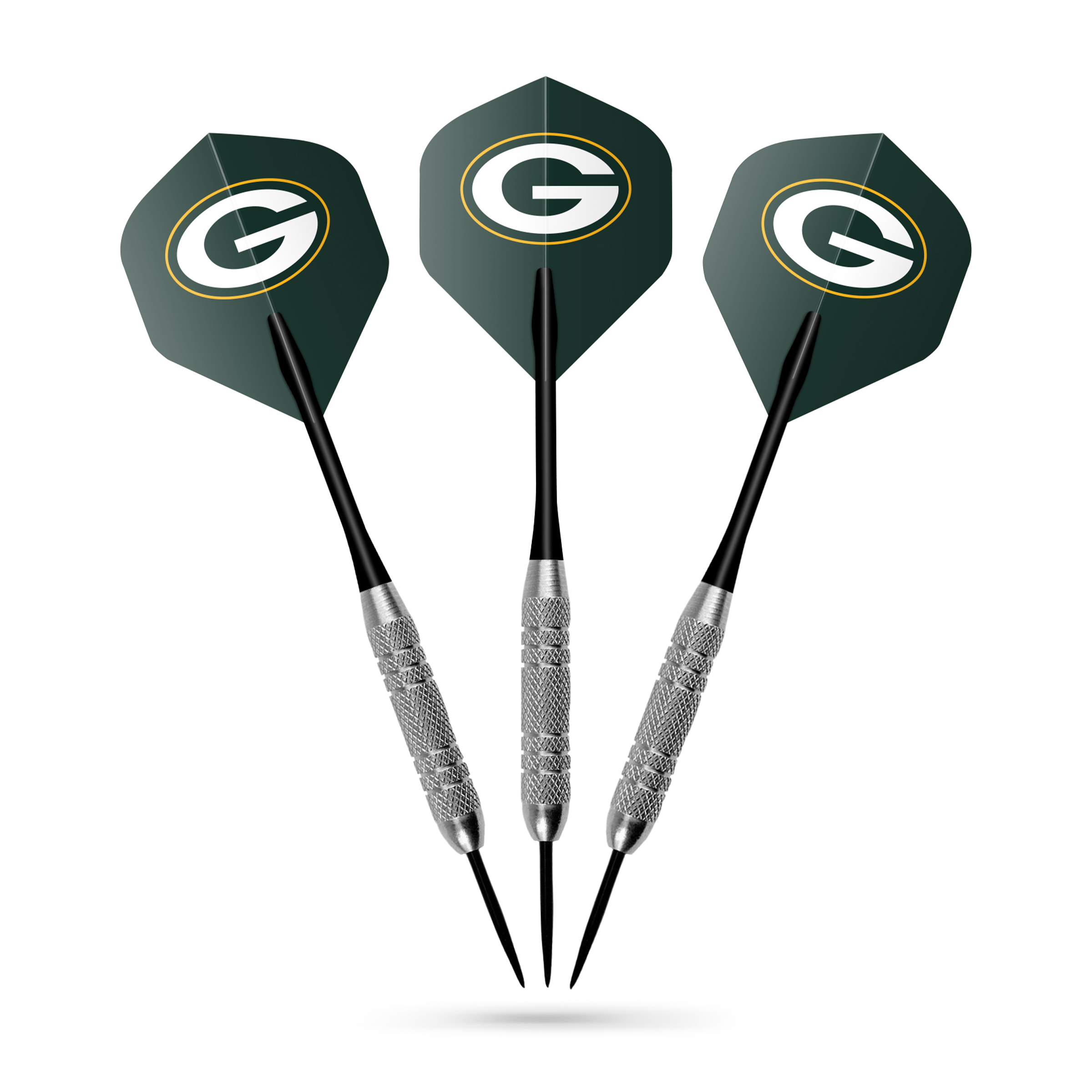 packers bristle dartboard cabinet set with darts