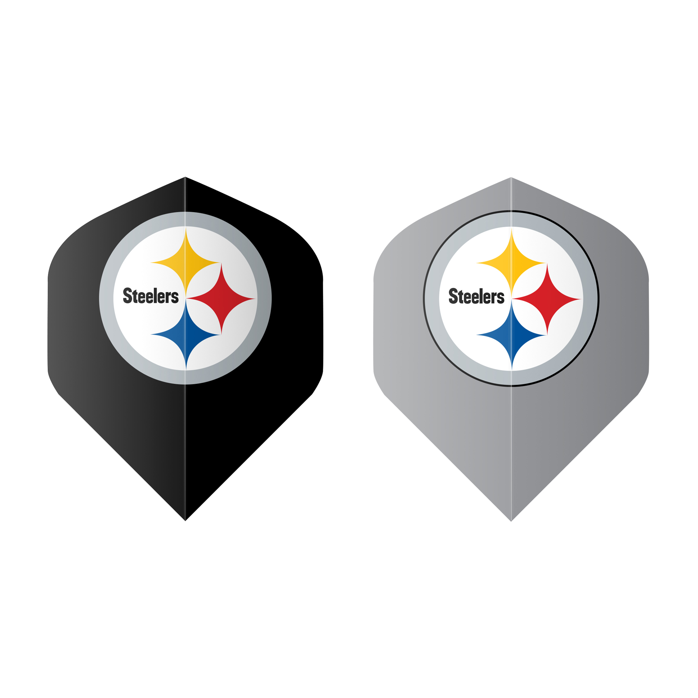 pittsburgh steelers bristle dartboard cabinet set