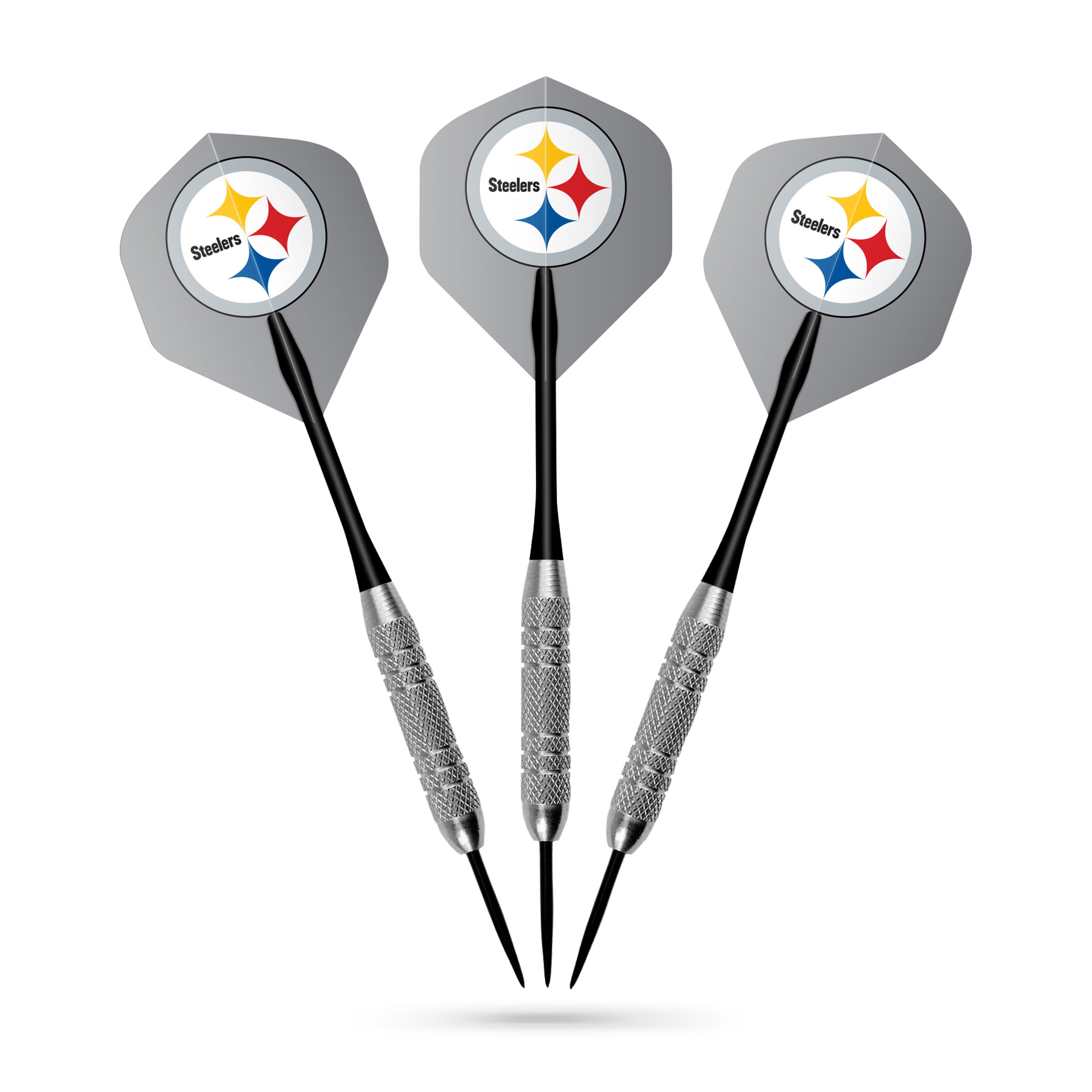 pittsburgh steelers bristle dartboard cabinet set