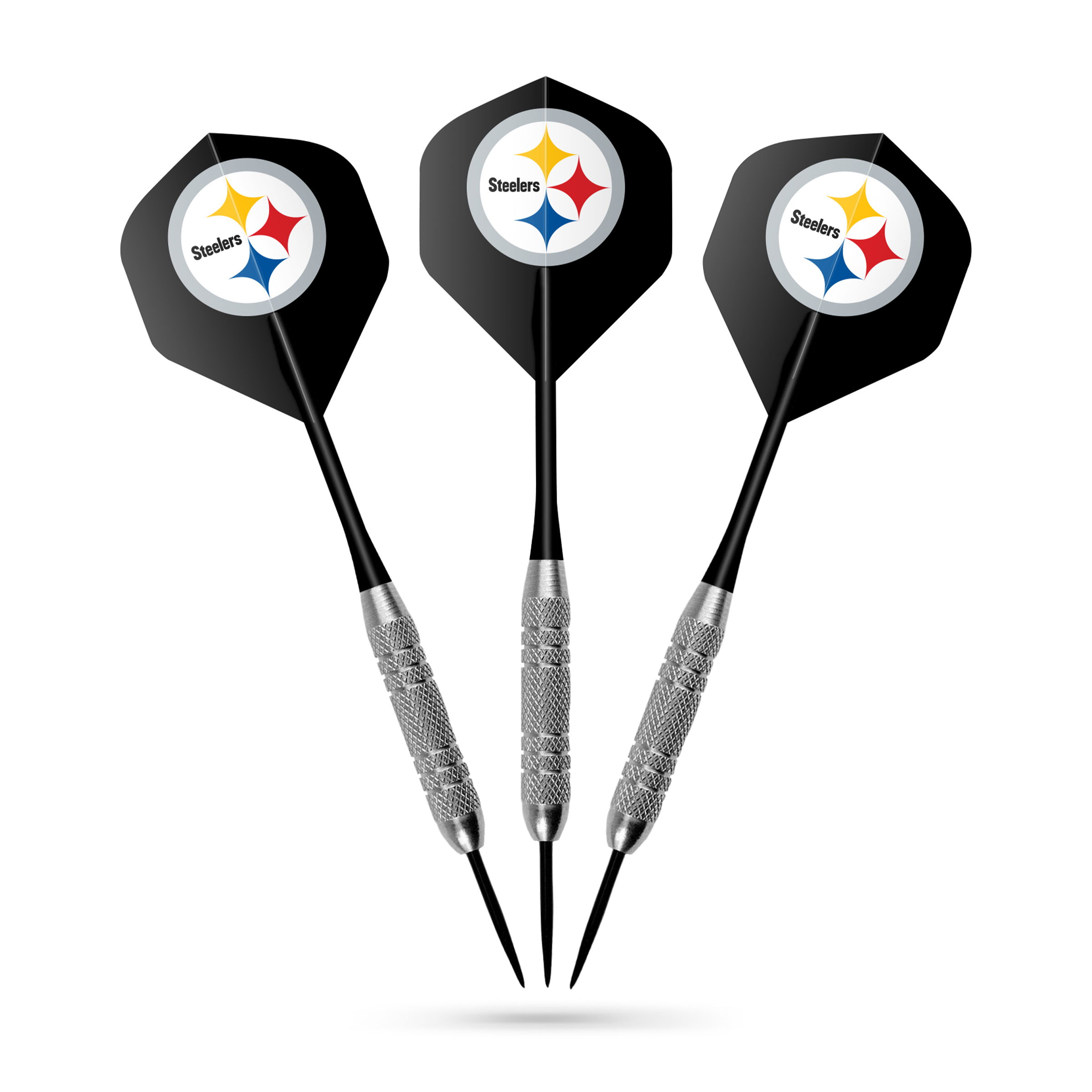 pittsburgh steelers bristle dartboard cabinet set