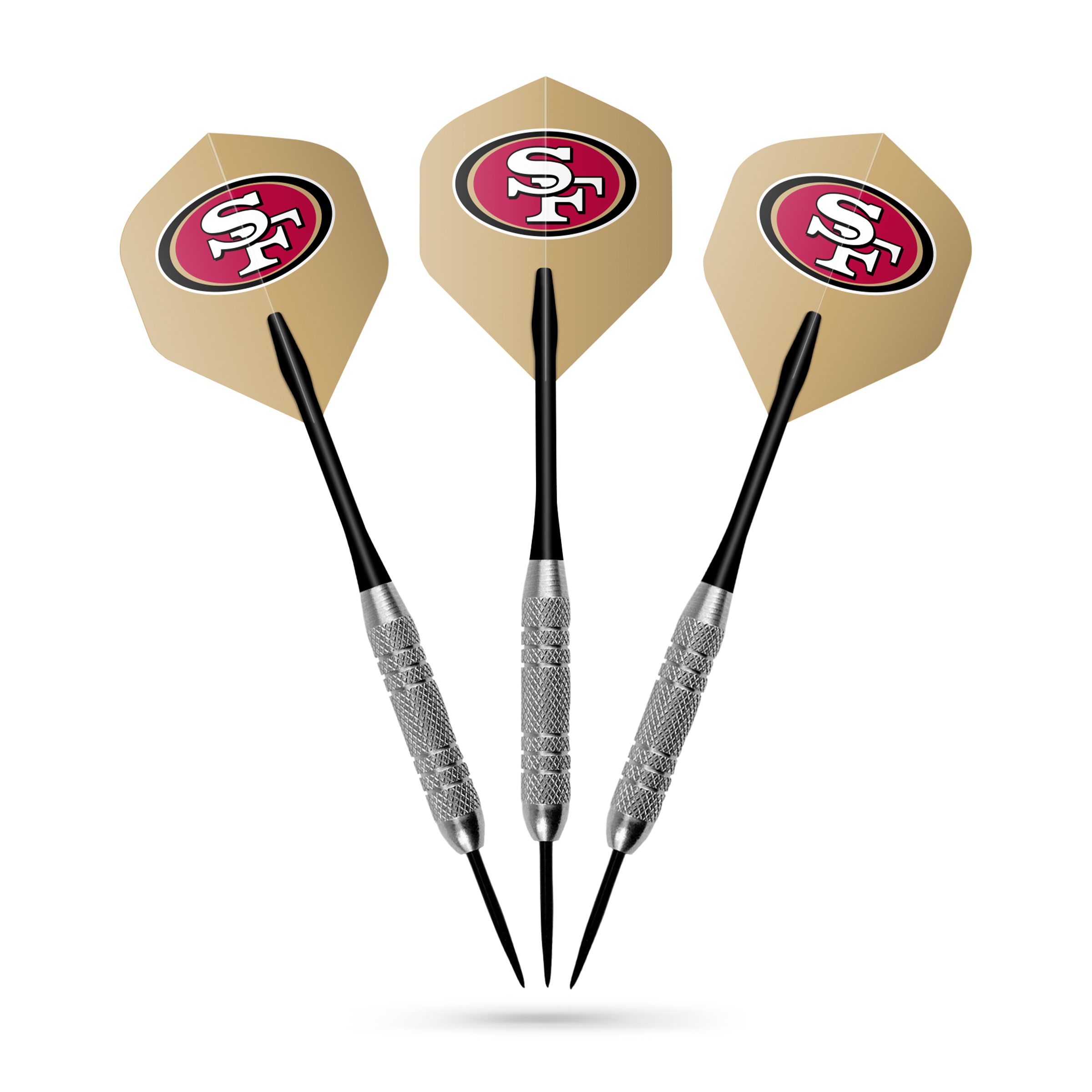 49ers bristle dartboard cabinet set