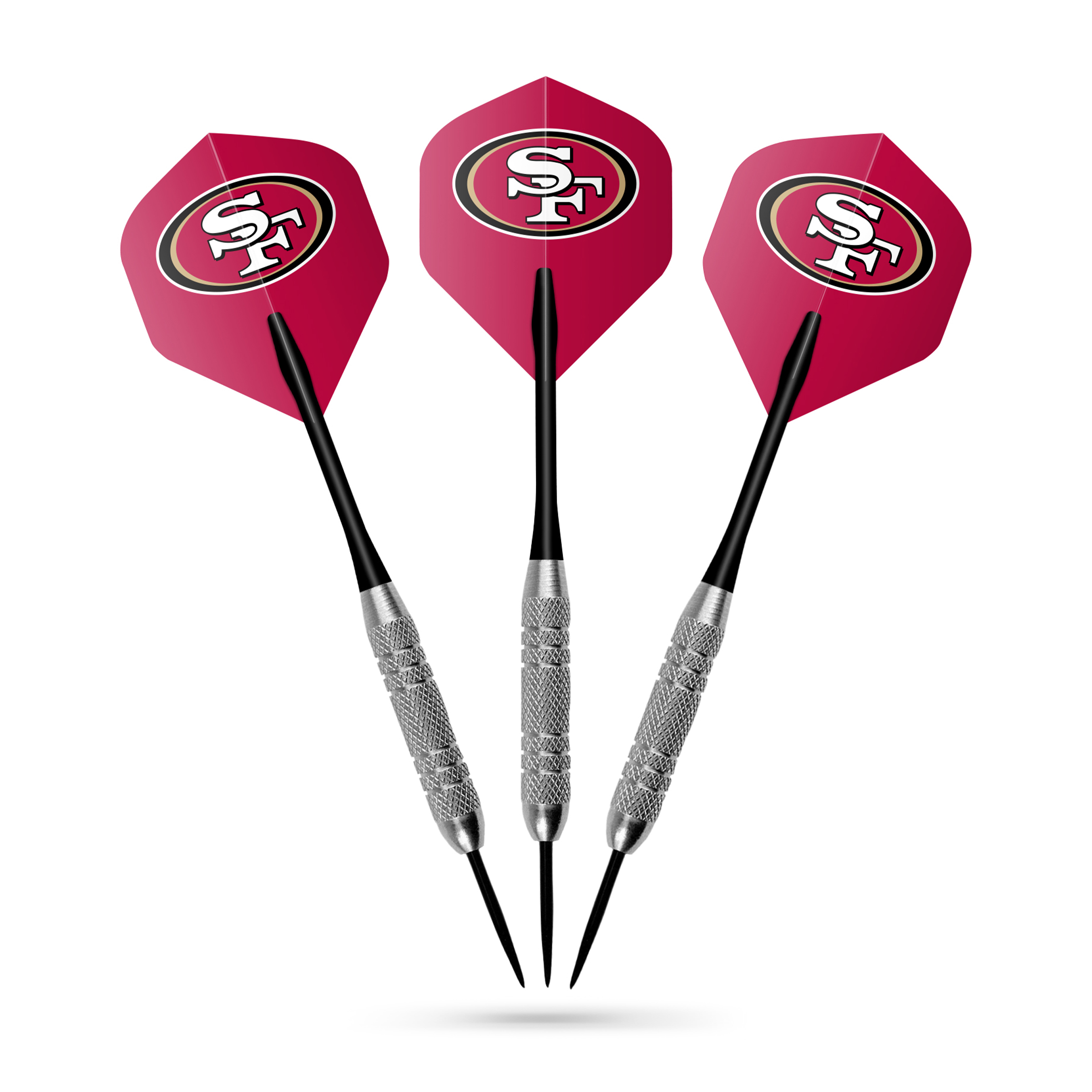 49ers bristle dartboard cabinet set