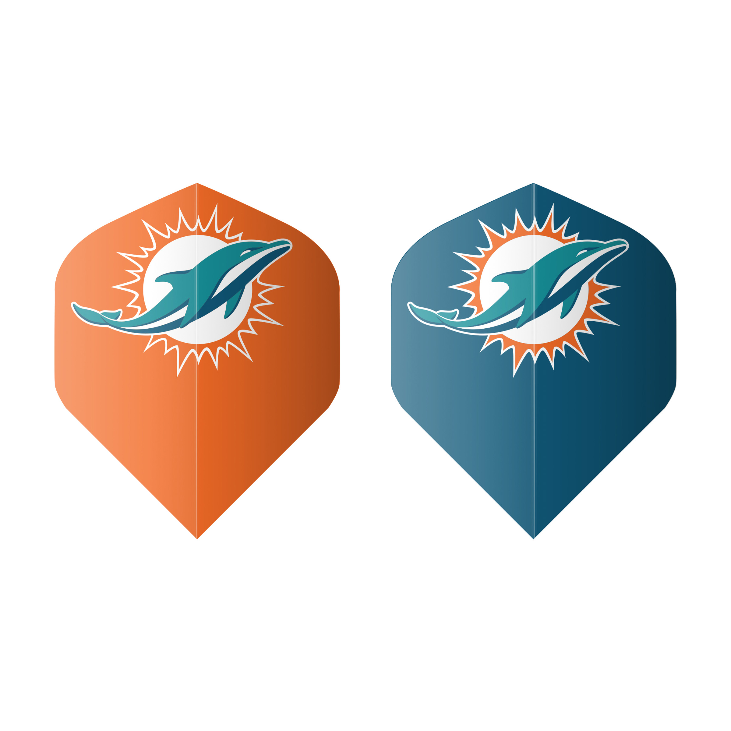 miami dolphins bristle dartboard cabinet set