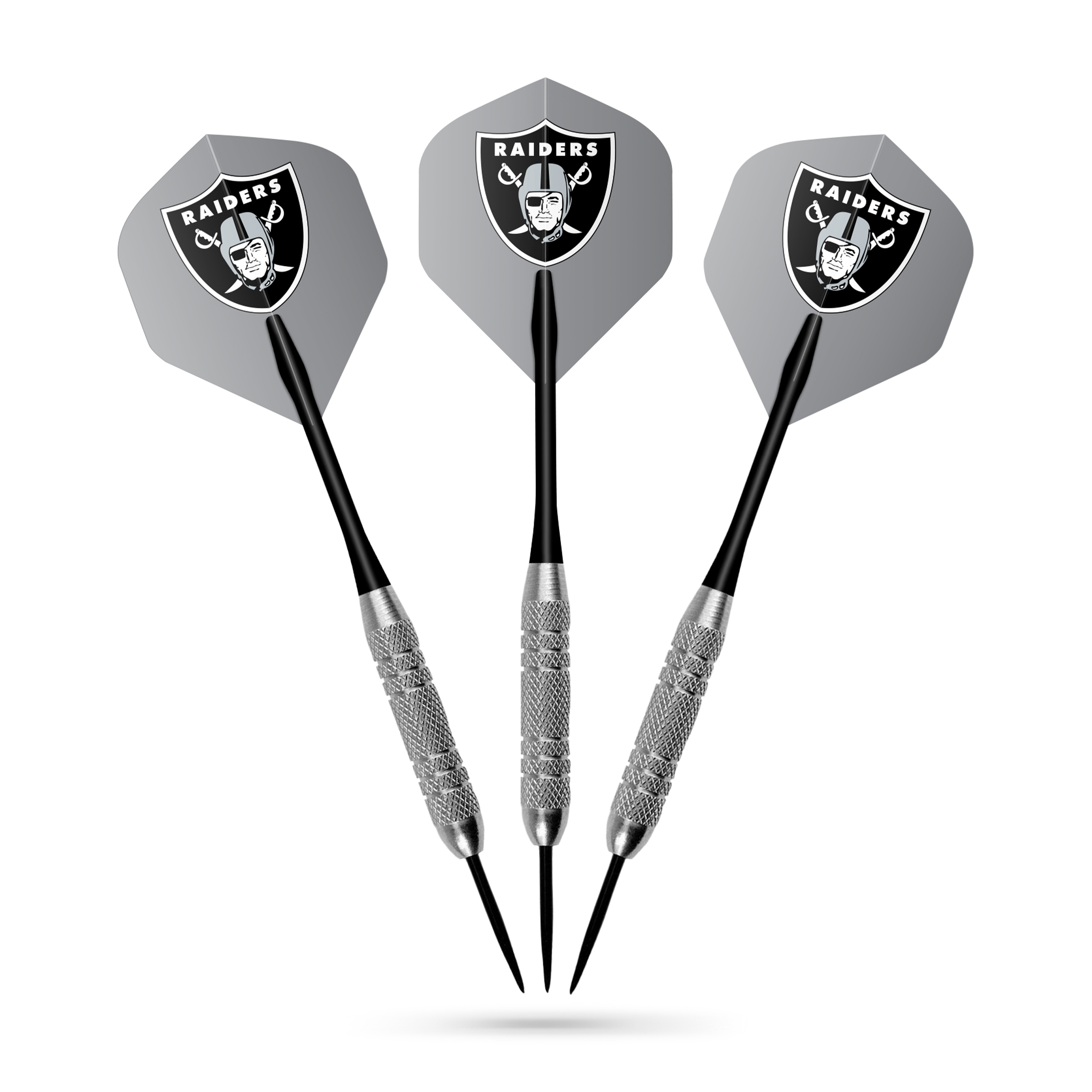 las vegas raiders bristle dartboard cabinet set