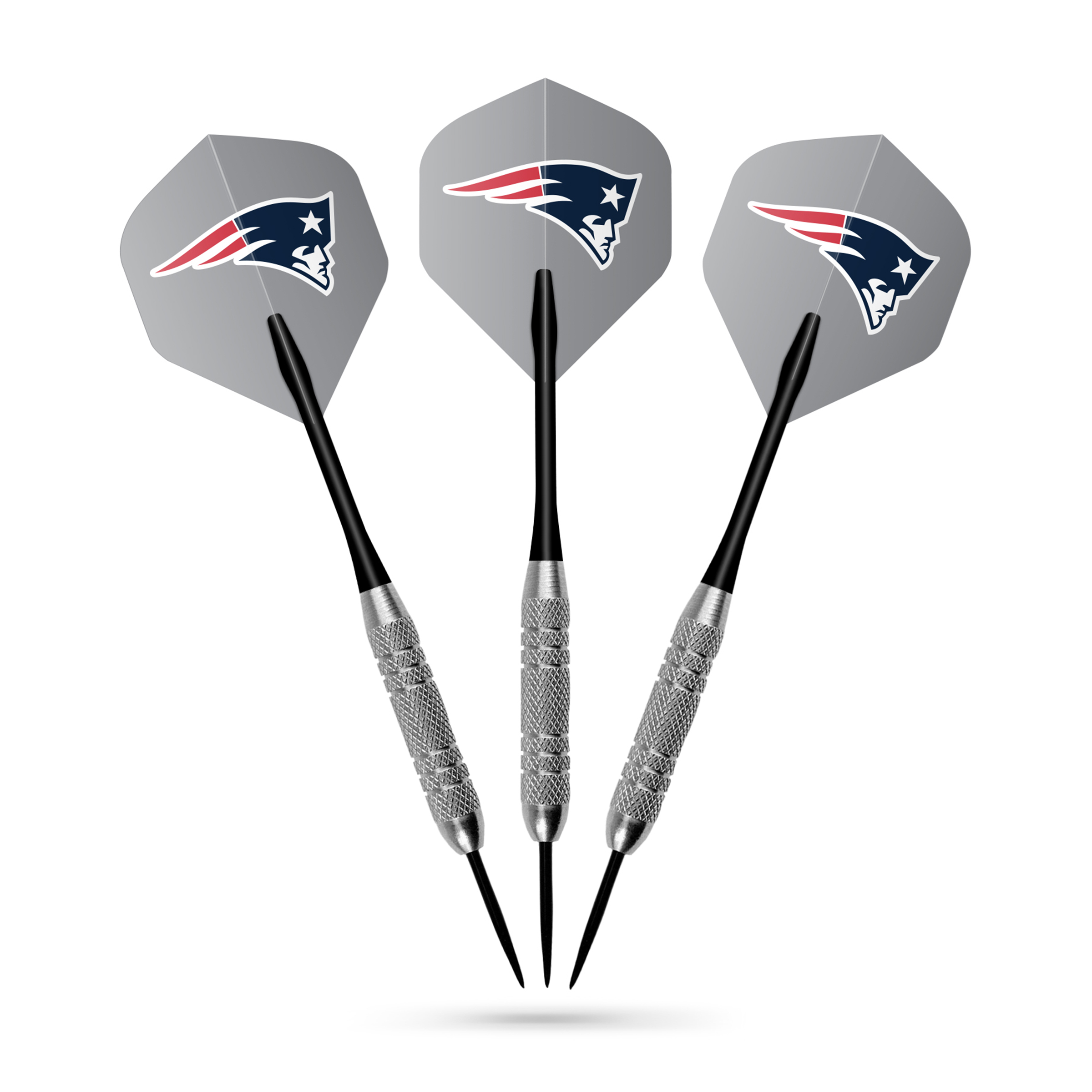 patriots bristle dartboard cabinet set