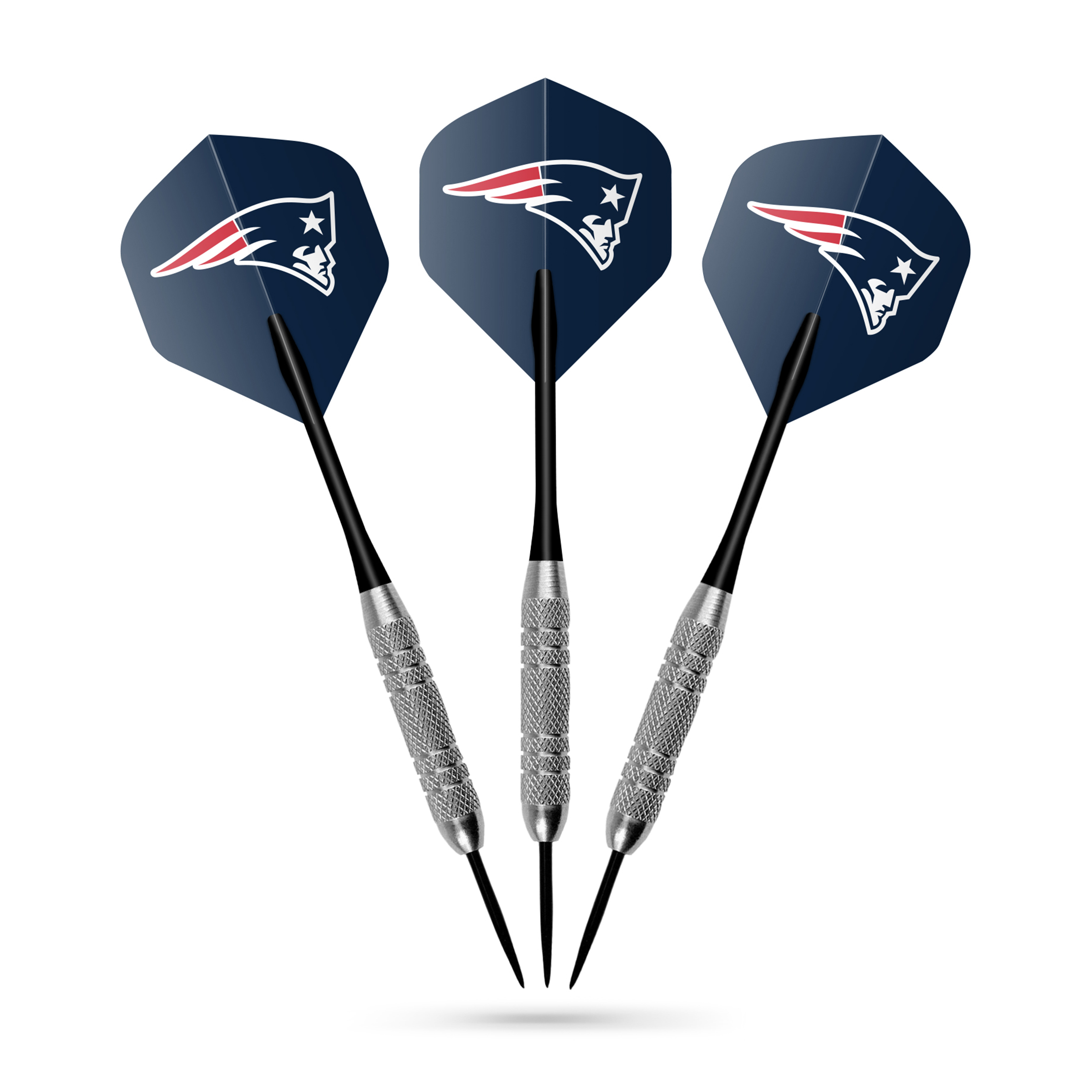 patriots bristle dartboard cabinet set