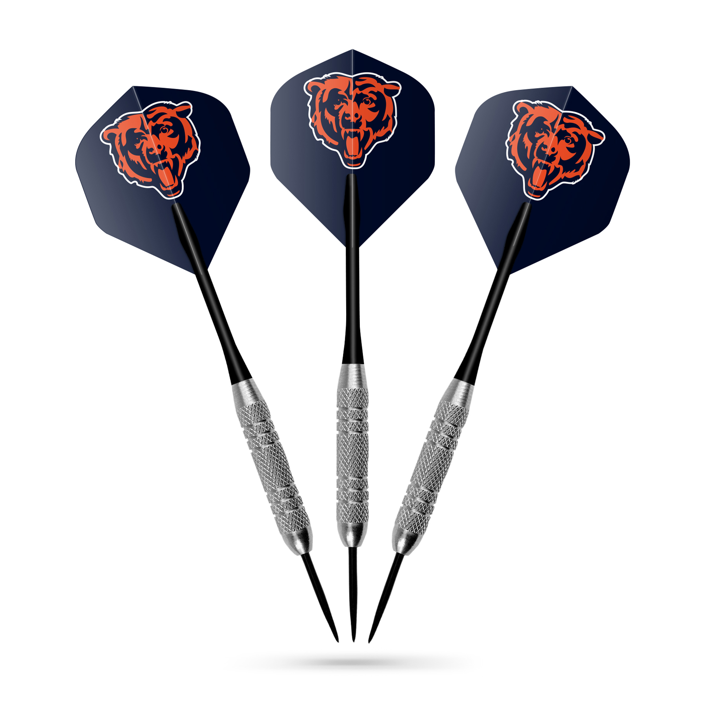 chicago bears bristle dartboard cabinet set