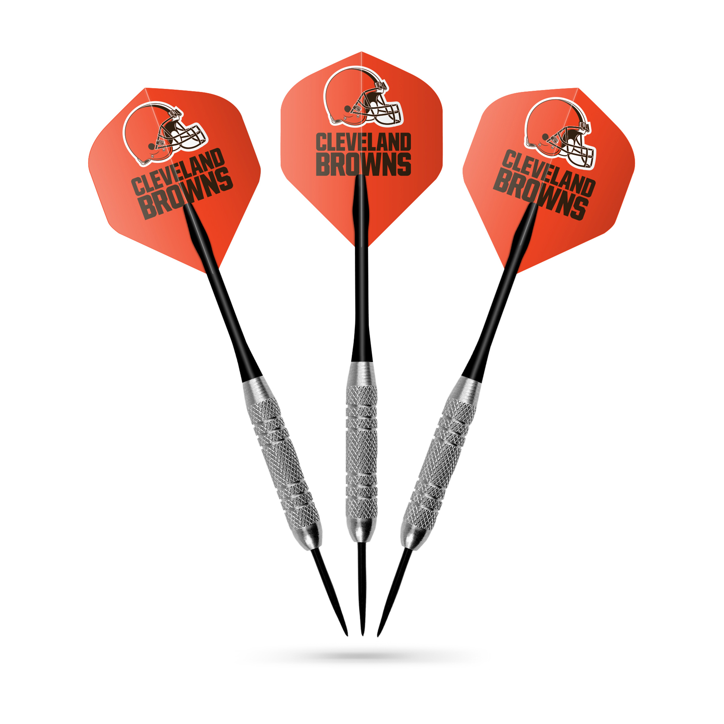 cleveland browns bristle dartboard cabinet set