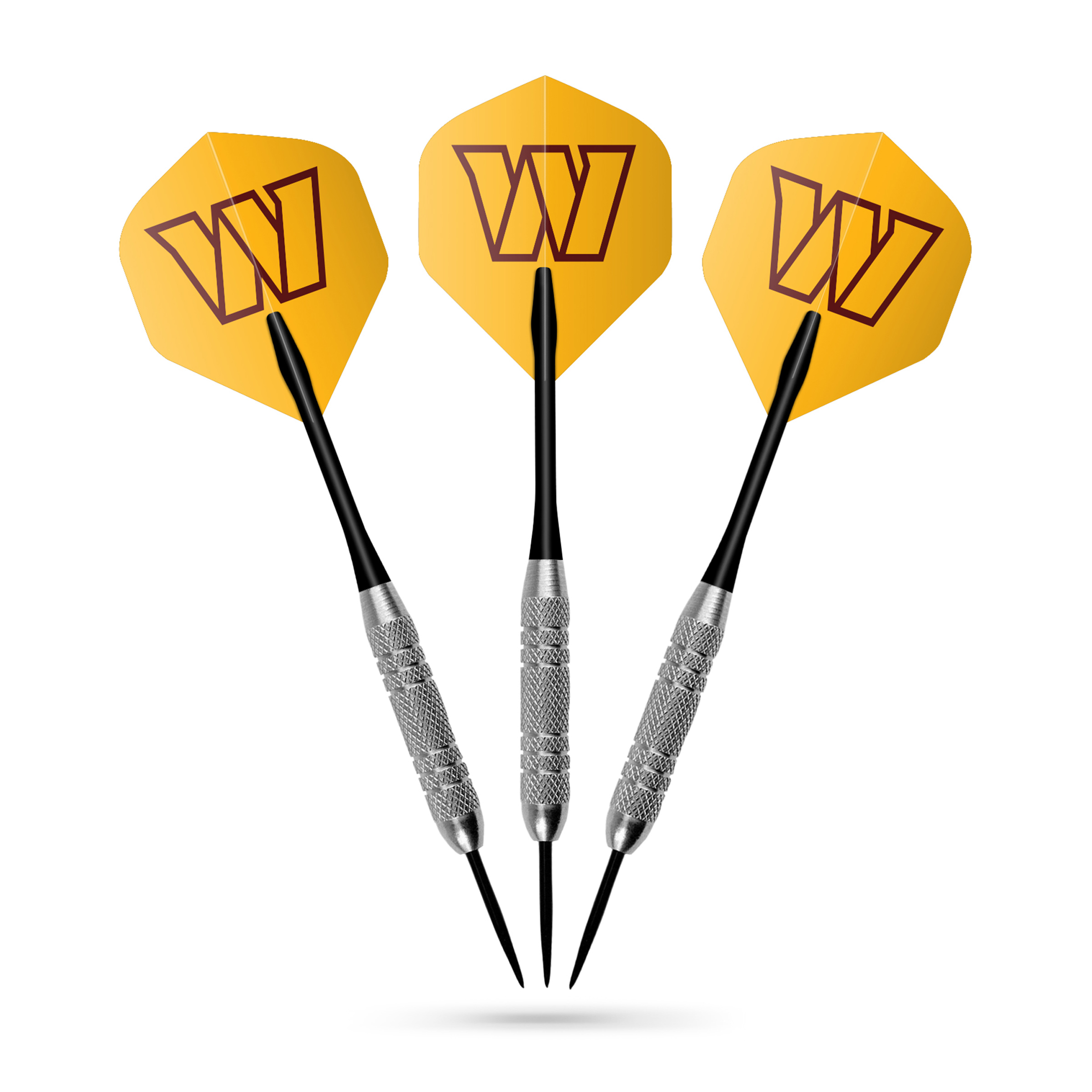 washington commanders bristle dartboard cabinet set