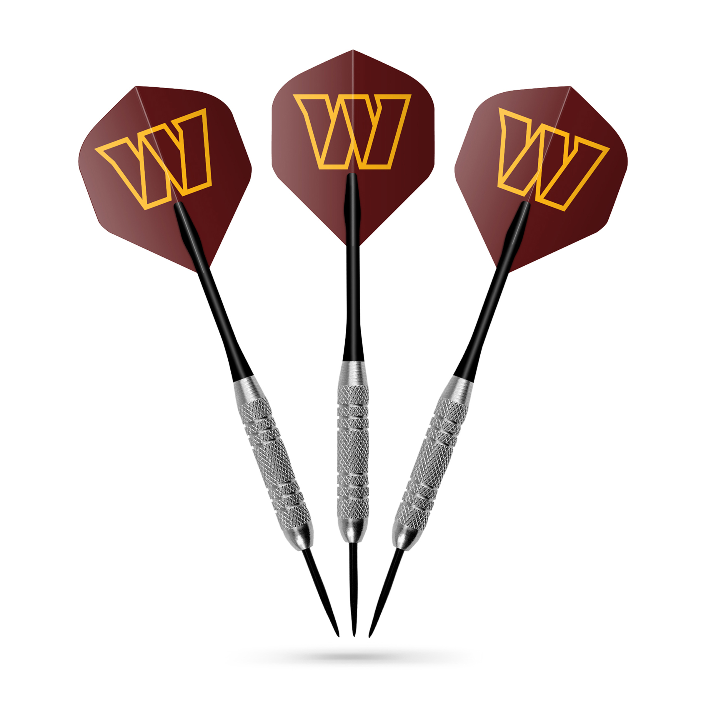 washington commanders bristle dartboard cabinet set