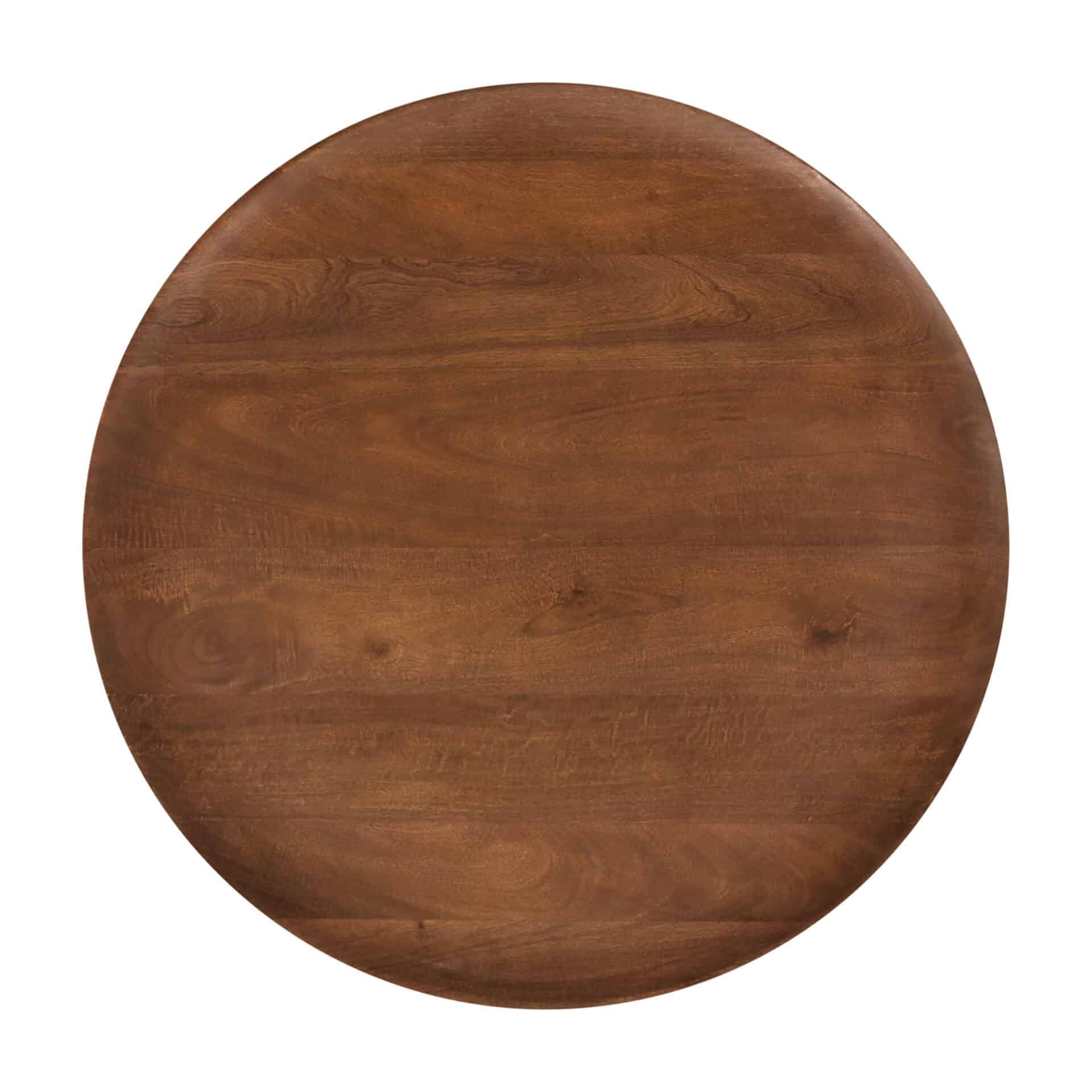 Modern Minimalist Round Coffee Table in Acacia Wood 6 Modern Minimalist Round Coffee Table in Acacia Wood - Image 6