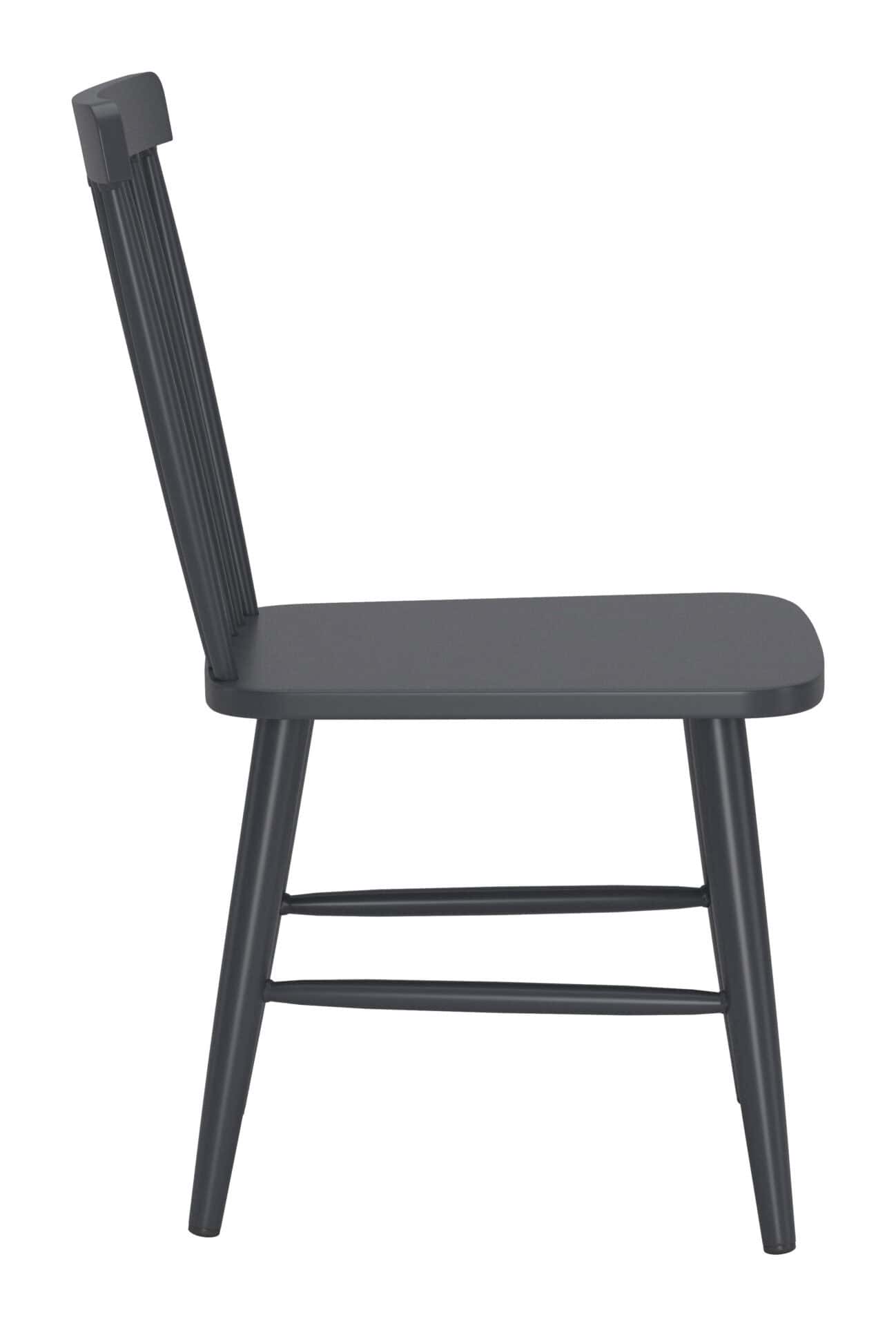 Modern Black Aluminum Dining Chair Versatile and Elegant (Set of 2) 2 Modern Black Aluminum Dining Chair Versatile and Elegant (Set of 2) - Image 2