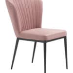 Art Deco Velvet Armless Dining Chair with Steel Legs (Set of 2) 9 Art Deco Velvet Armless Dining Chair with Steel Legs (Set of 2)
