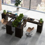 66 Inch L-Shaped Computer Desk with Drawers and Keyboard Tray 37 66 Inch L-Shaped Computer Desk with Drawers and Keyboard Tray
