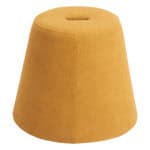 Yellow Ottoman with Solid Wood Frame and Stackable Design 9 Yellow Ottoman with Solid Wood Frame and Stackable Design