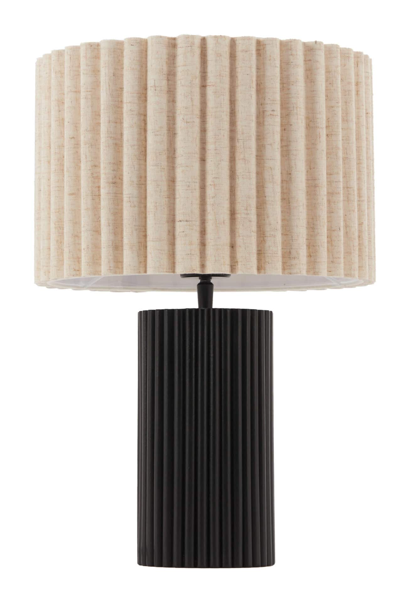 Beige & Black Modern Aurora Table Lamp with Steel Base 1 Beige & Black Modern Aurora Table Lamp with Steel Base