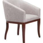 Gray Modern Dining Chair with Wood Frame and Water-Resistant Fabric 15 Gray Modern Dining Chair with Wood Frame and Water-Resistant Fabric